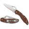 Spyderco 2023 Spyderco Meadowlark 2 Lightweight Brown Plain SPY-BY04PBN2 - alternate 1